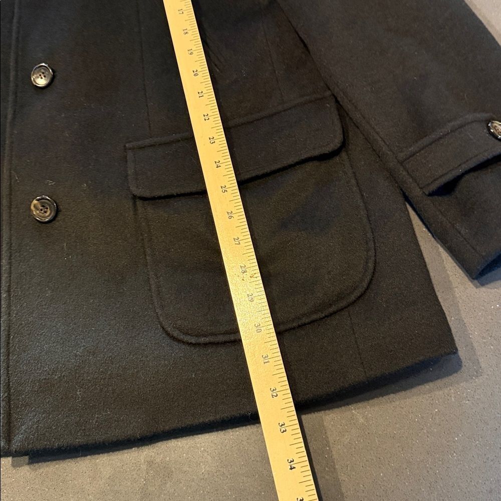Peter Millar Wool Cashmere Topcoat Black Size L NWT Luxury Coat - Picture 10 of 16